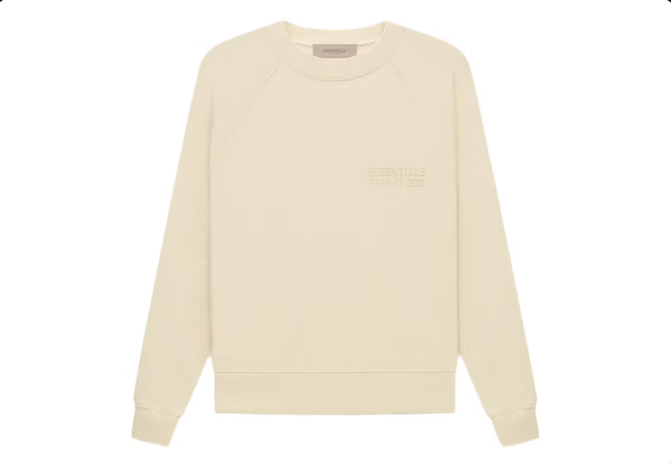 Fear of God Essentials Crewneck Egg Shell Sz XXL