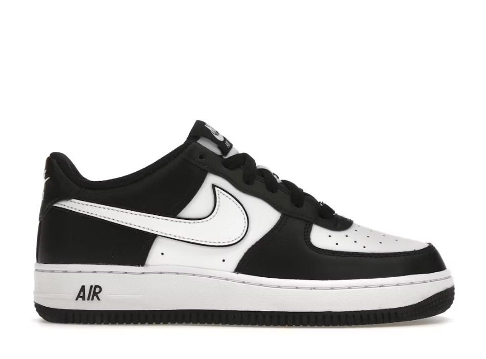 Nike Air Force 1 Low LV8 2 White Swoosh Panda (GS) MISMATCH 5Y LEFT SHOE 4.5Y RIGHT SHOE