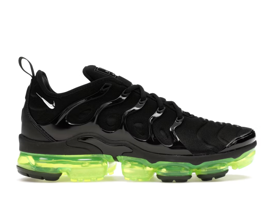 Nike Air Vapormax Plus Black Volt Sz 11.5 MISSING LID