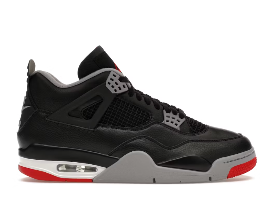 Jordan 4 Bred Reimagined Sz 8 MISSING LID