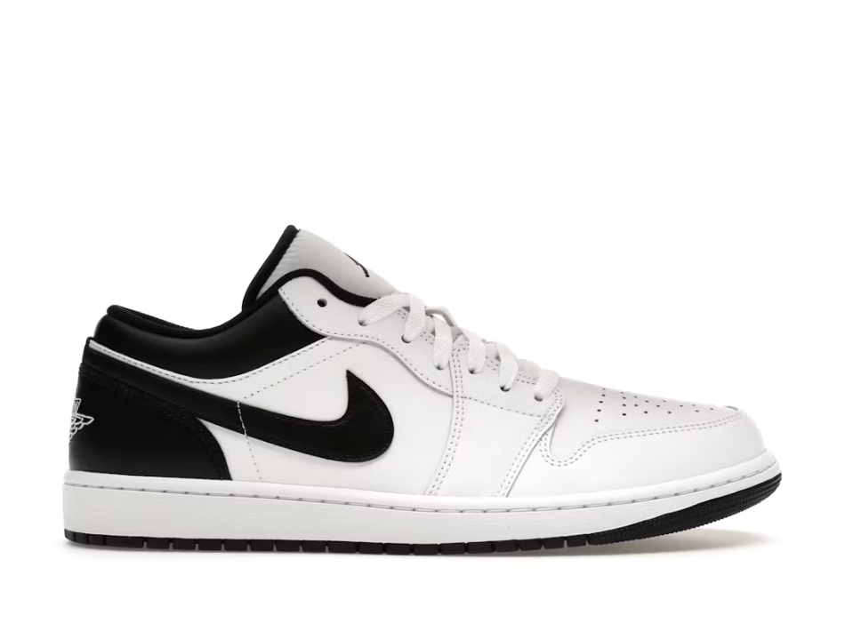 Jordan 1 Low White / Black Sz 11 (NO BOX LID)