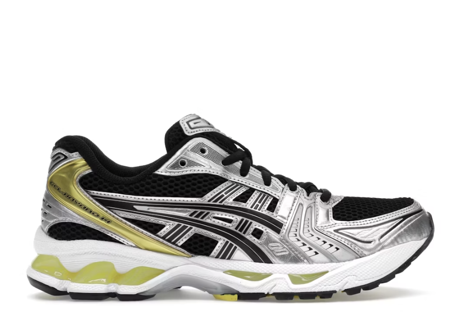 Asics Gel-Kayano 14 Black / Lemon Spark Sz 11.5