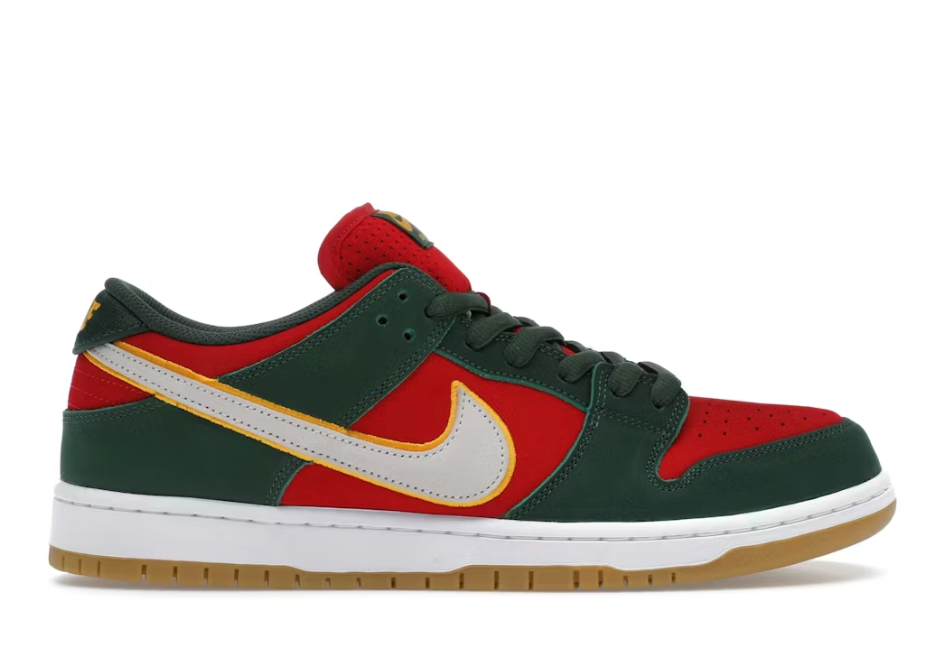 Nike SB Dunk Low Pro Seattle Supersonics Sz 8