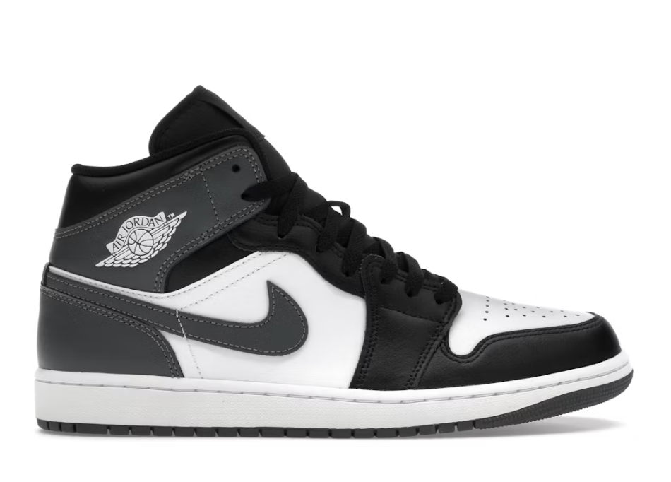 Jordan 1 Mid Iron Grey SZ 8 MISSING LID