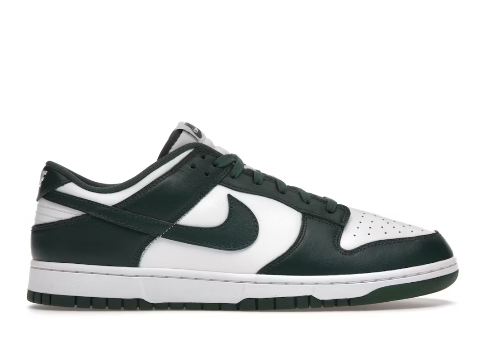 Nike Dunk Low Michigan State SZ 10.5 MISSING LID