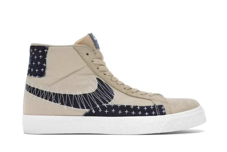 Nike SB Zoom Blazer Mid Sashiko Sesame Sz 12 (USED)