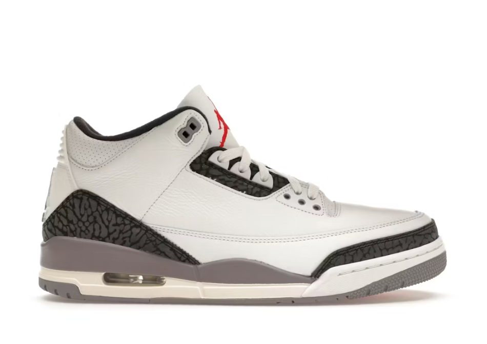 Jordan 3 Retro Cement Grey SZ 12 (No LID)