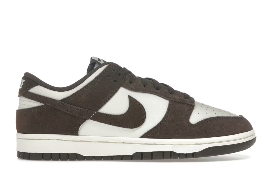 Nike Dunk Low Retro SE Pale Ivory Baroque Brown SZ 9 MISSING LID