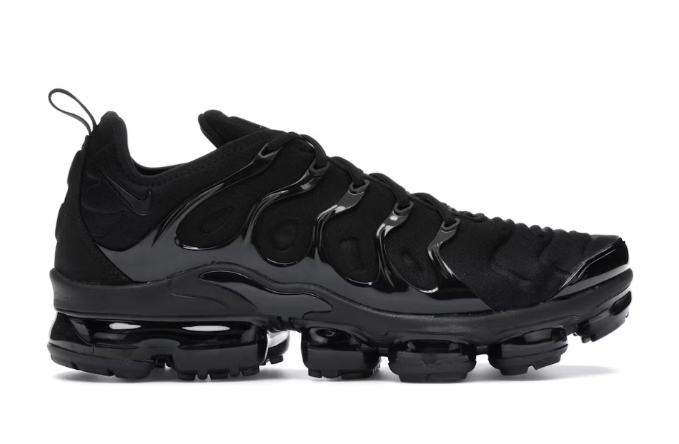 Nike Air VaporMax Plus Triple Black SZ 11 MISSING LID