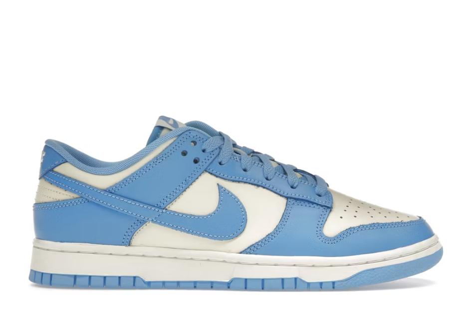 Nike Dunk Low Retro University Blue Sz 9.5 (NO BOX LID)