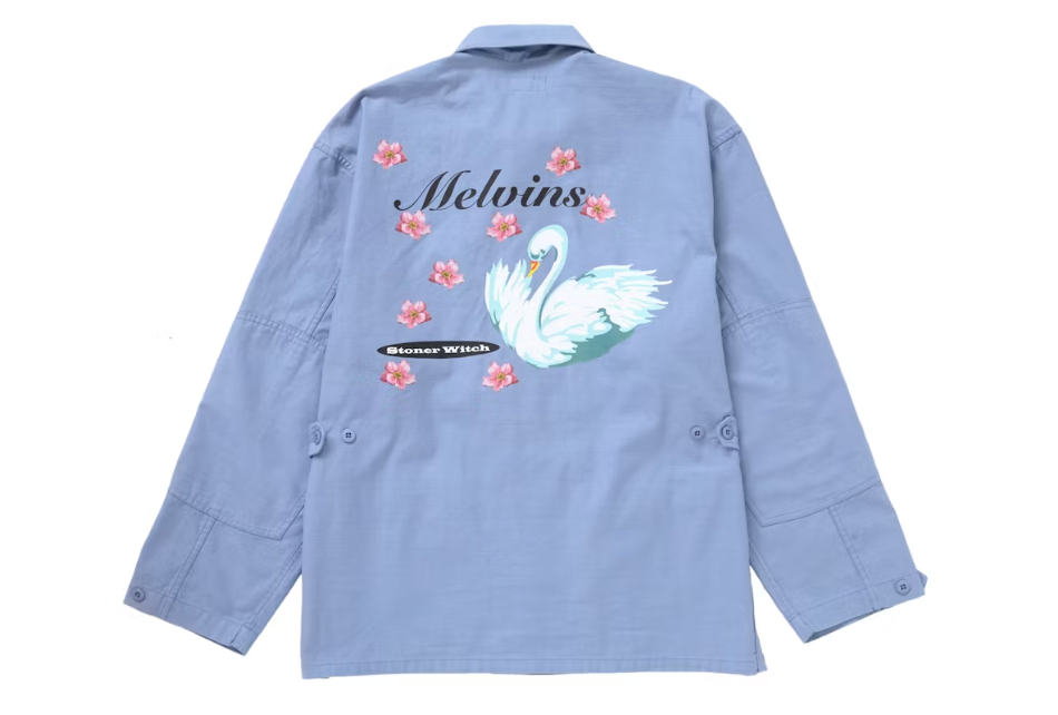 Supreme Melvins BDU Jacket Light Blue Sz L