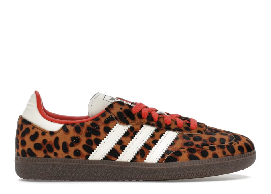 adidas Samba OG Preloved Red Leopard (Women's) Sz 6