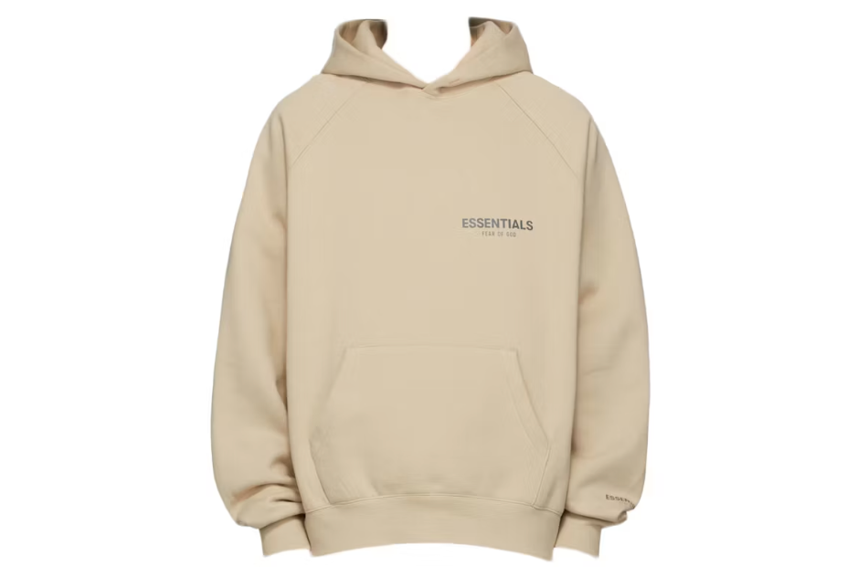 Fear of God Essentials SSENSE Exclusive Pullover Hoodie Linen Sz XL