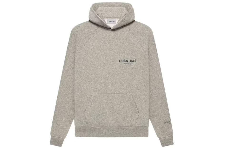 Fear of God Essentials Core Collection Pullover Hoodie Dark Heather Sz XL
