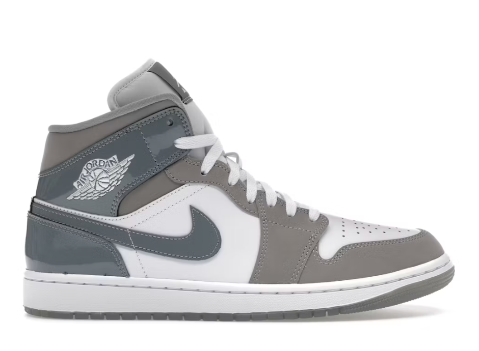 Jordan 1 Mid SE White Medium Cool Grey Sz 11 NO BOX LID