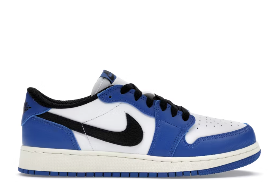 Jordan 1 Retro Low OG Game Royal (GS) Sz 6Y NO BOX LID