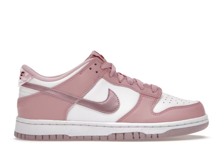 Nike Dunk Low Pink Velvet (GS) Sz 7Y NO BOX LID