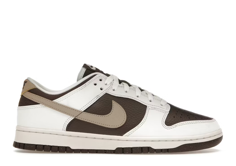 NIke Dunk Low Next Nature Summit White Baroque Brown SZ 9.5 MISSING LID