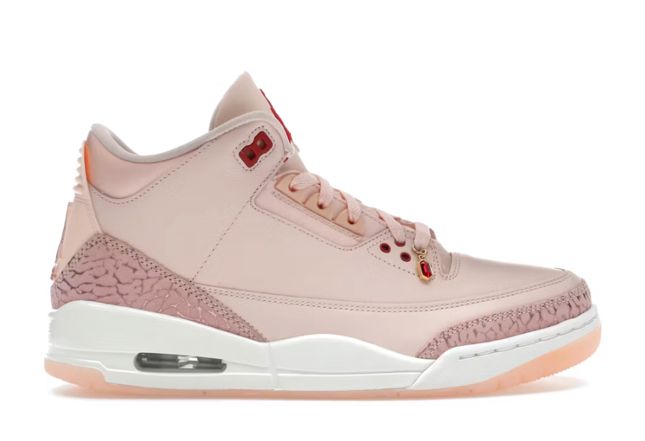 Jordan 3 Retro Valentine's Day Treat Yourself (2025) (Women's) SZ 8.5 MISSING LID