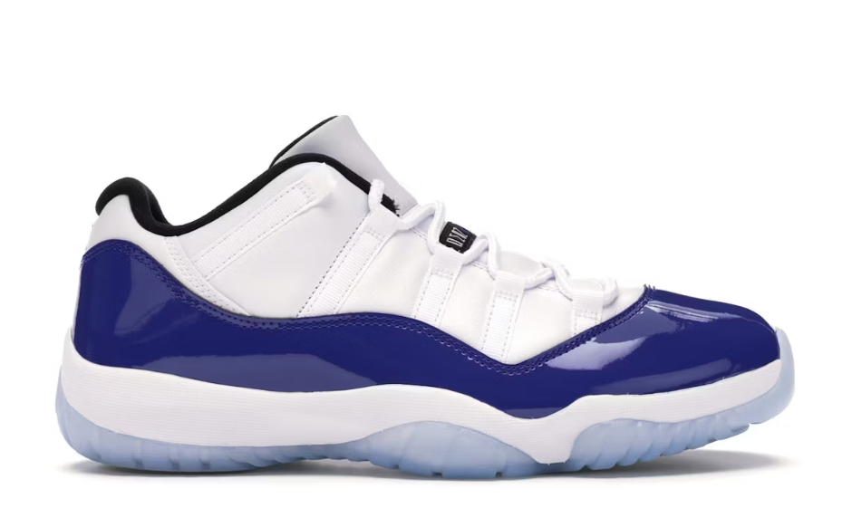 Jordan 11 Retro Low White Concord Sz 8 Men's USED