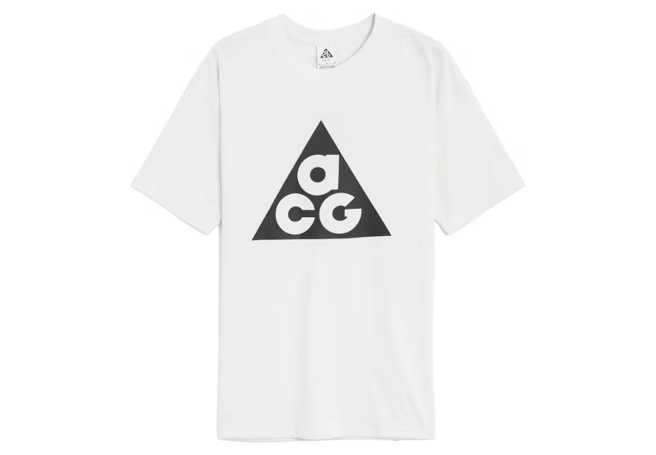 Nike ACG Logo T-shirt White SZ Small