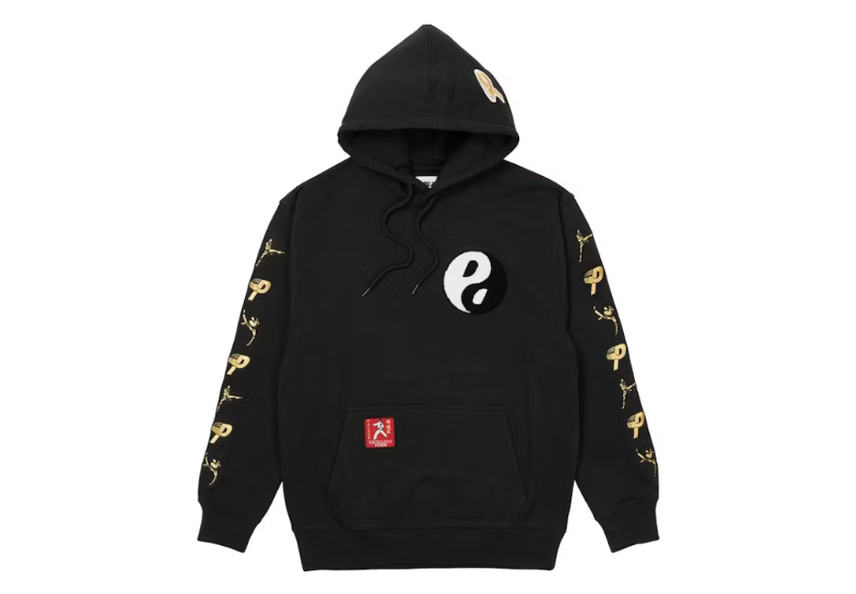 Palace High Kick Hoodie Black Sz XL