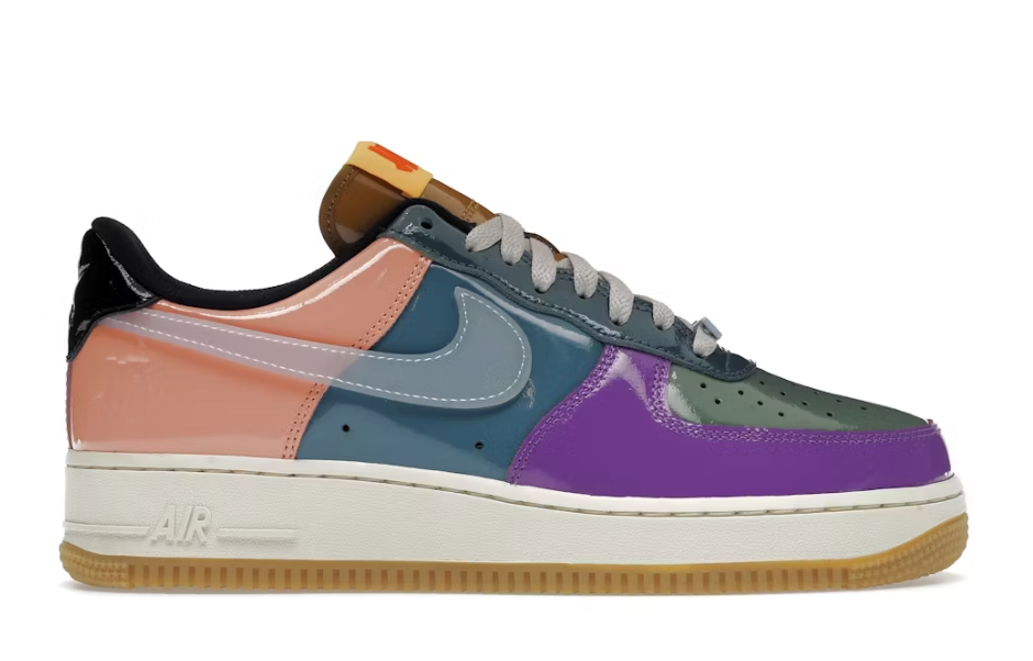 Nike Air Force 1 Low Undefeated Multi-Patent Wild Berry Sz 11 USED NO BOX