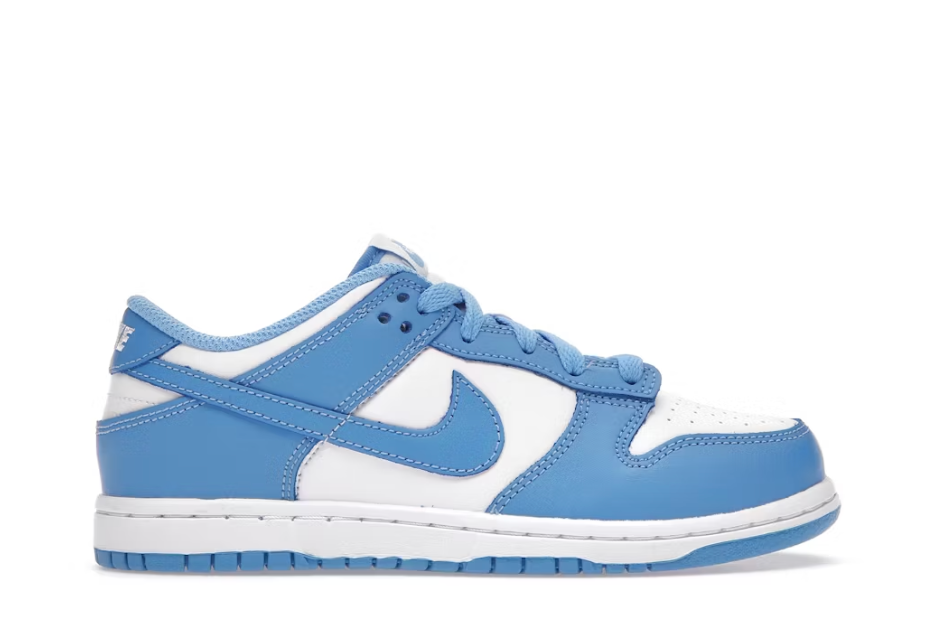 Nike Dunk Low UNC (PS) SZ 2Y