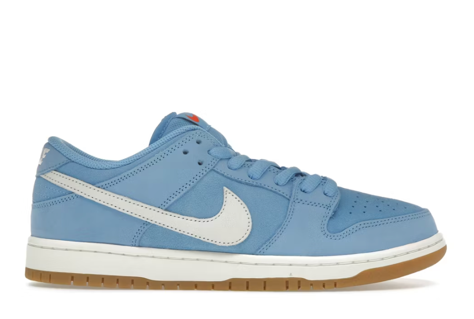 Nike SB Dunk Low Pro University Blue Gum SZ 7 MISSING LID
