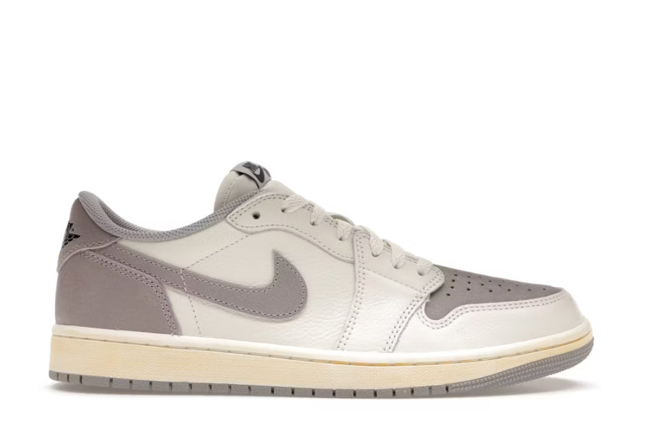 Jordan 1 Retro Low OG Atmosphere Grey SZ 9.5 MISSING LID