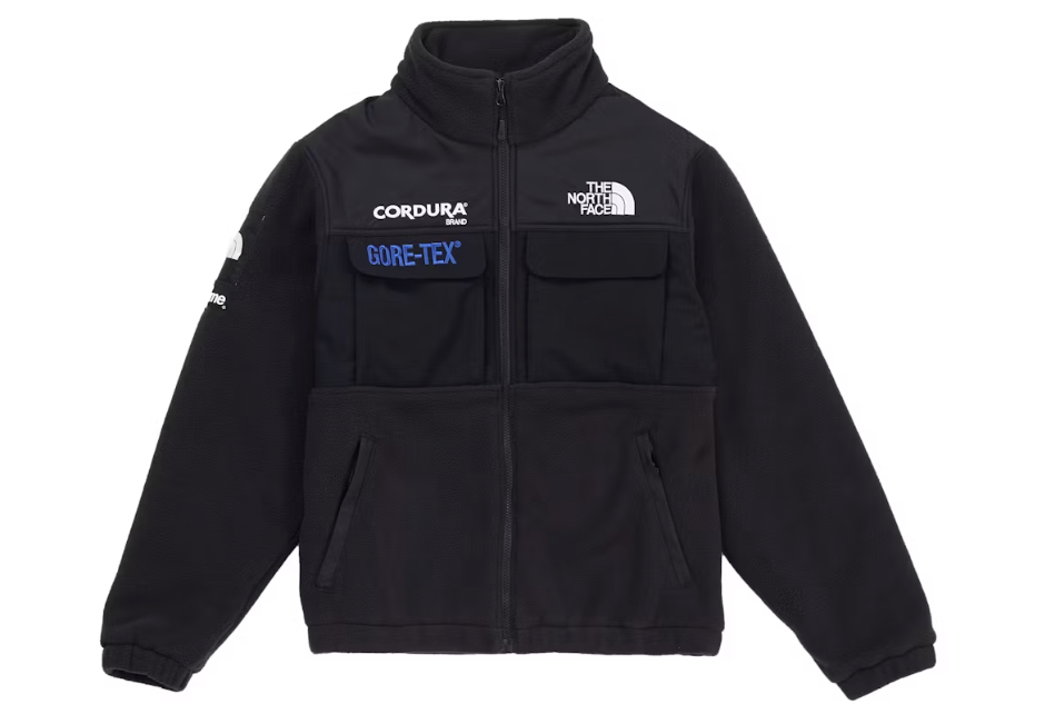 Supreme The North Face Expedition Fleece (FW18) Jacket Black SZ M