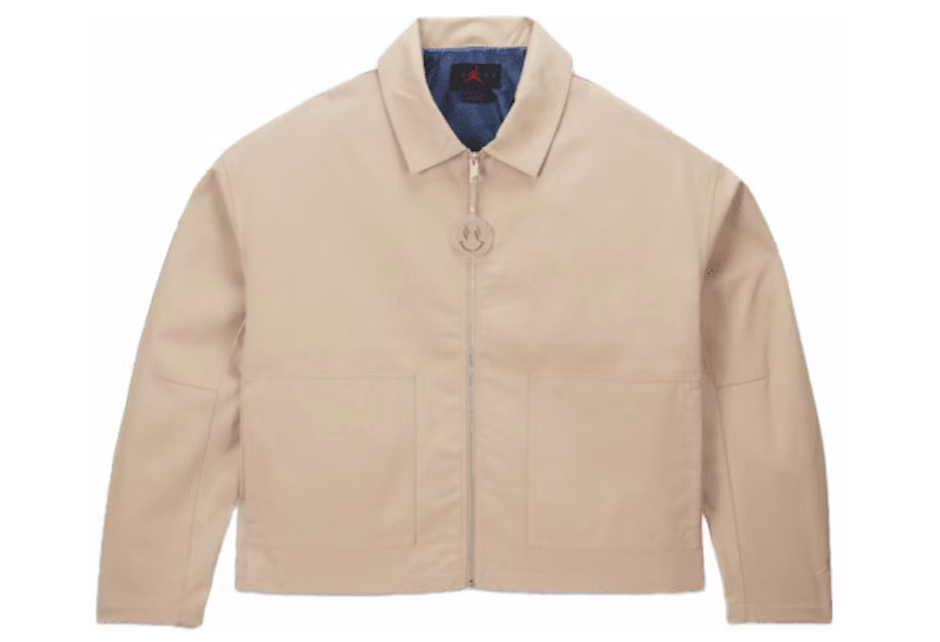 Nike Air Jordan x J Balvin Woven Jacket Light Brown Sz XL