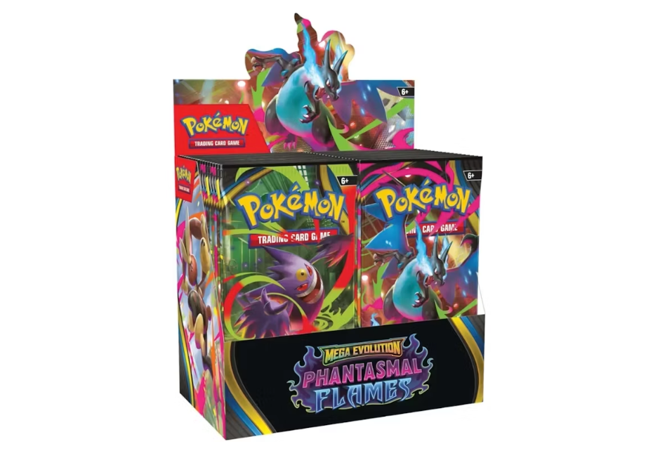 2025 Pokémon Mega Evolution Phantasmal Flames Booster Box