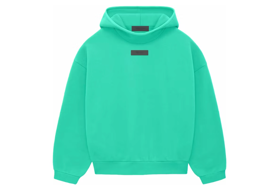 Fear of God Essentials Pullover Hoodie Mint Leaf Sz Small