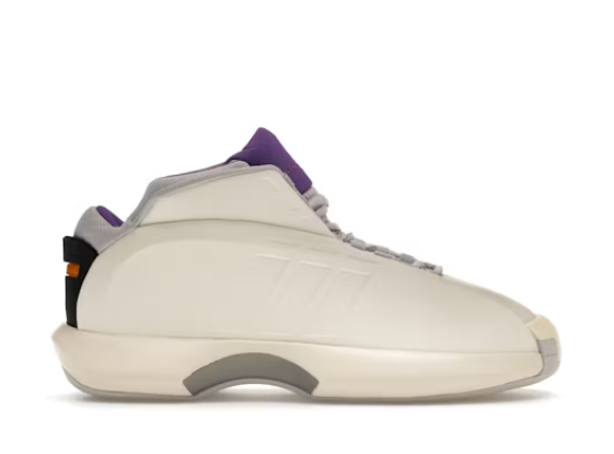 adidas Crazy 1 Cream White Active Purple Sz 14