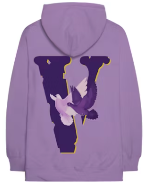 Nav x Vlone Doves Hoodie Purple SZ XL USED
