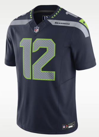 12th Fan Seattle Seahawks Men's Nike Dri-FIT NFL Limited Football Jersey SZ XL