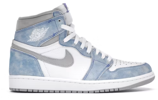 Jordan 1 Retro High Hyper Royal Smoke Grey Sz 9.5
