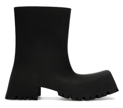 Balenciaga Trooper Rubber Boot Black (Women's) SZ 38/7.5W/6M