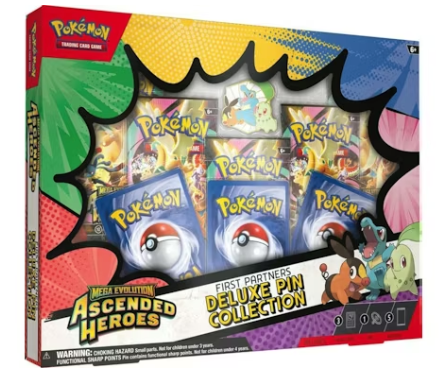 2026 Pokémon Mega Evolution Ascended Heroes Deluxe Pin Collection Box