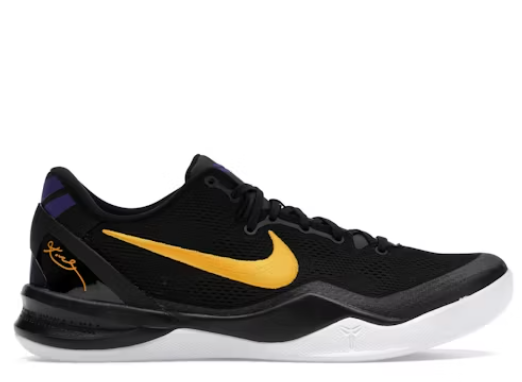 Nike Kobe 8 Protro Lakers Away SZ 10 MISSING LID