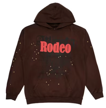 Travis Scott Cactus Jack x Sp5der Days Before Rodeo Hoodie Brown SZ XL