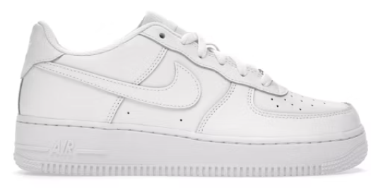 Nike Air Force 1 Low LE Triple White (GS) SZ 6Y MISMATCHED SKU