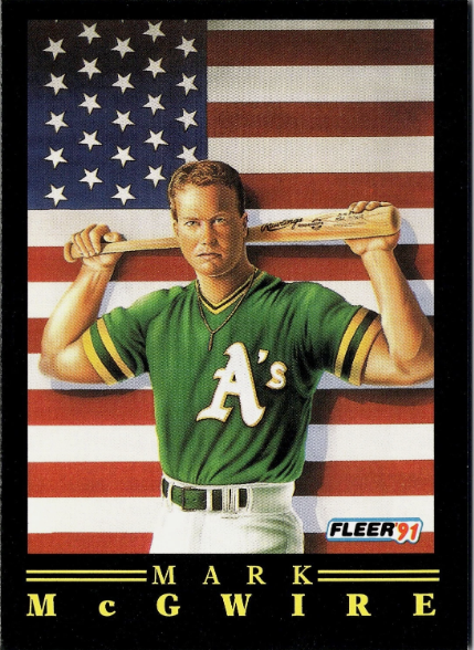 Mark McGwire Fleer 1991 Pro-vision