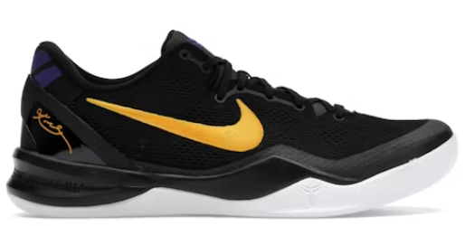 Nike Kobe 8 Protro Lakers Away Sz 10 REP BOX