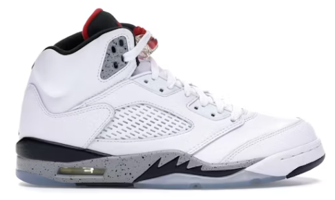 Jordan 5 Retro White Cement SZ 8.5 YELLOWING