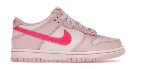 Nike Dunk Low Triple Pink (GS) SZ 6.5Y