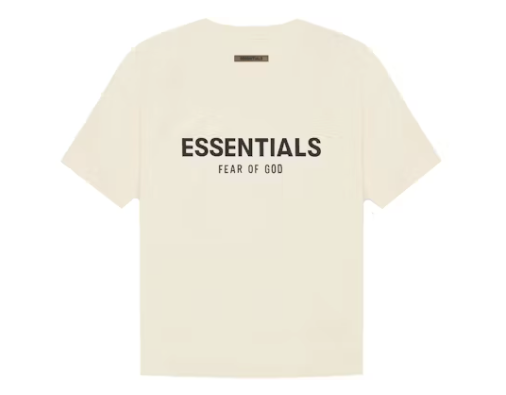 Fear of God Essentials T-shirt Cream Sz Small