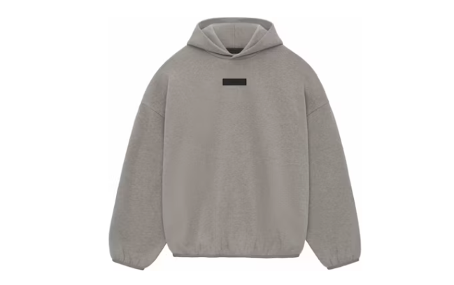 Fear of God Essentials Core Collection Hoodie Heather Grey Sz Medium