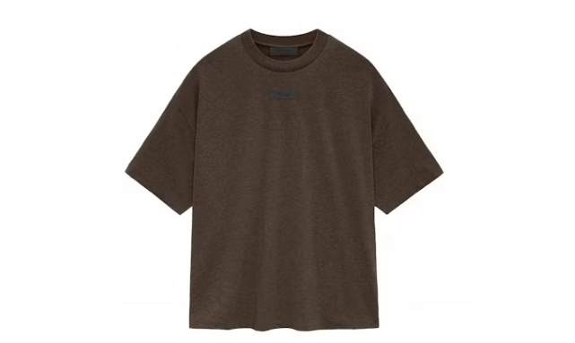 Fear of God Essentials Core Collection S/S Tee Heather Wood Sz Medium